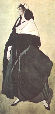 Портрет Иды Рубинштейн, 1921 г.