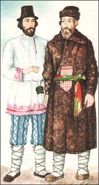 Русский народный крестьянский костюм